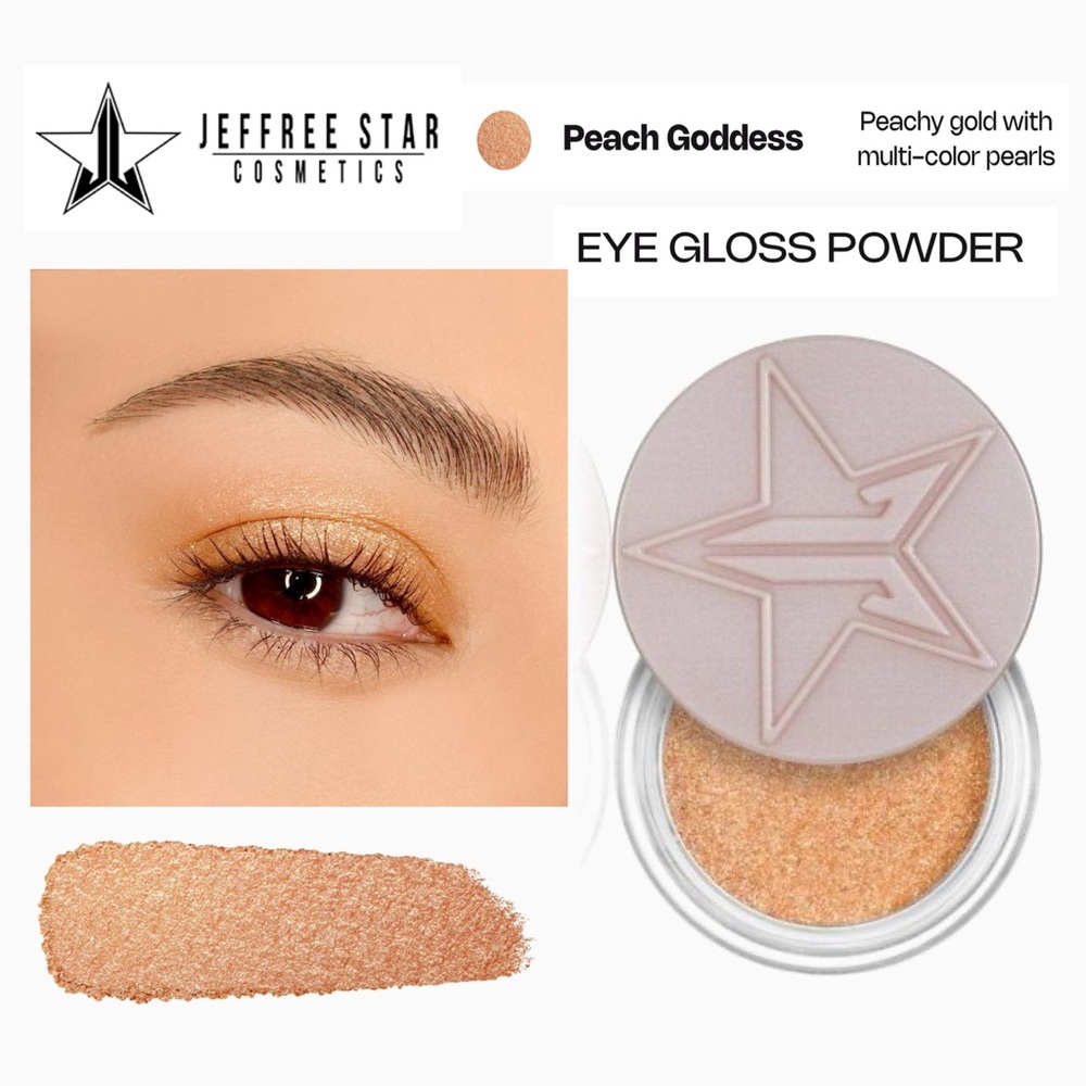 Jeffree Star Cosmetics Eye Gloss Powder 🍑 Shade: Peach Goddess